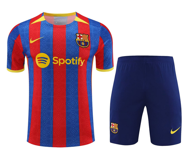 AAA Quality Barcelona 23/24 Blue/Red Training Kit Jerseys